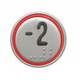 PULSADOR MACRO 24V CONECTOR ROJO "-2"