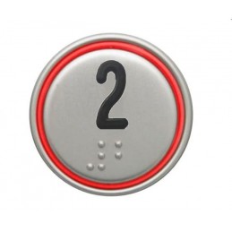 “2” RED CONNECTOR 24V MACRO PUSHBUTTON