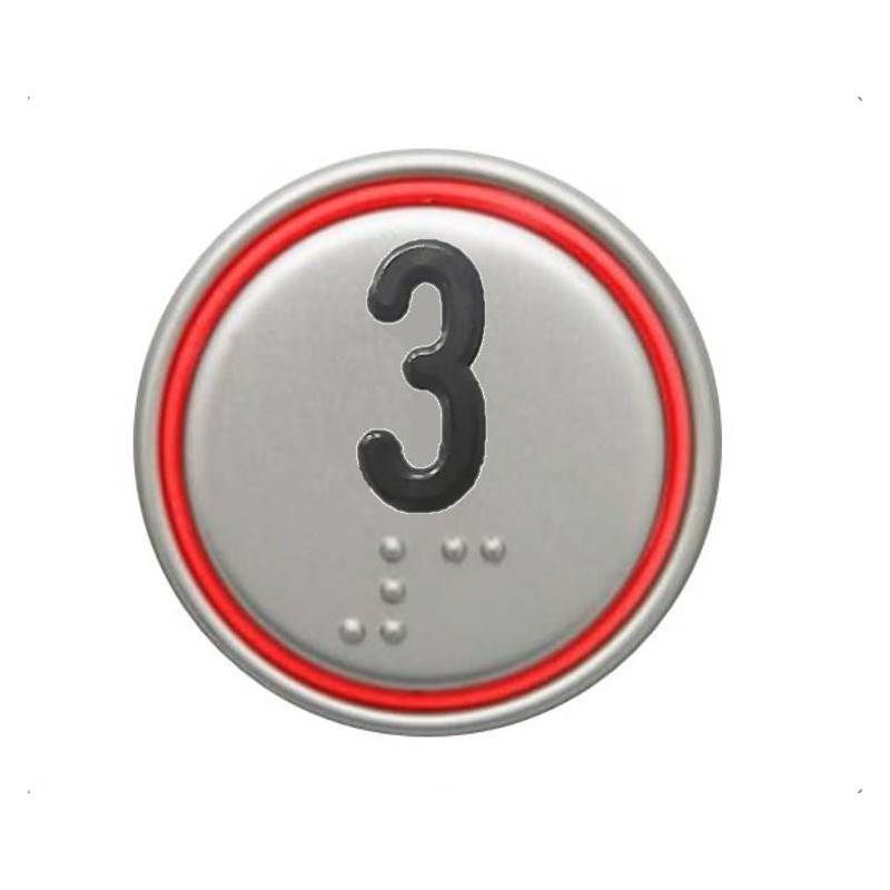 “3” RED CONNECTOR 24V MACRO PUSHBUTTON “3” RED CONNECTOR 24V MACRO PUSHBUTTON