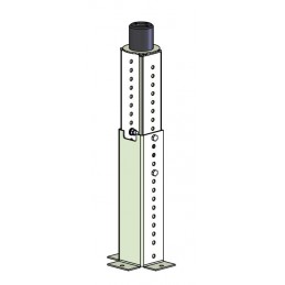 CABINE PUFFER ø125x80 D3 P+S L=1000